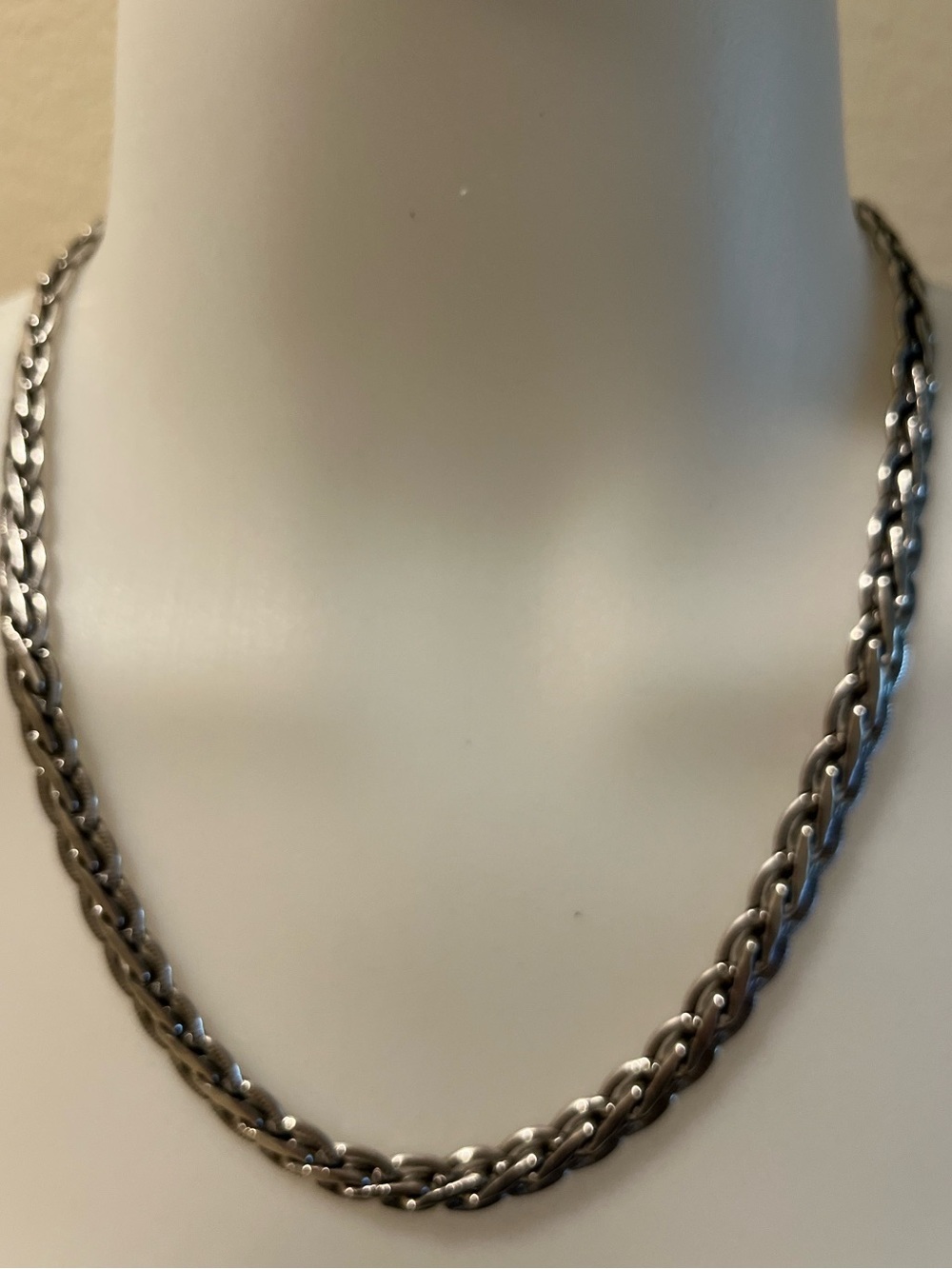 411. CHICO’S BRAIDED CHAIN STATEMENT NECKLACE